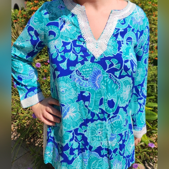 Lilly Pulitzer Tops - Lilly Pulitzer Renato Tunic New with tags Gorgeous Lilly Top! $178 Retail!!